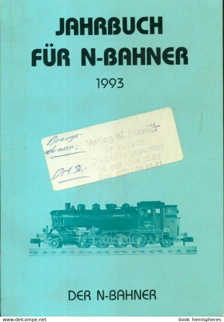 Jahrbuch Für N-Bahner De Collectif (1994) - Modelbouw
