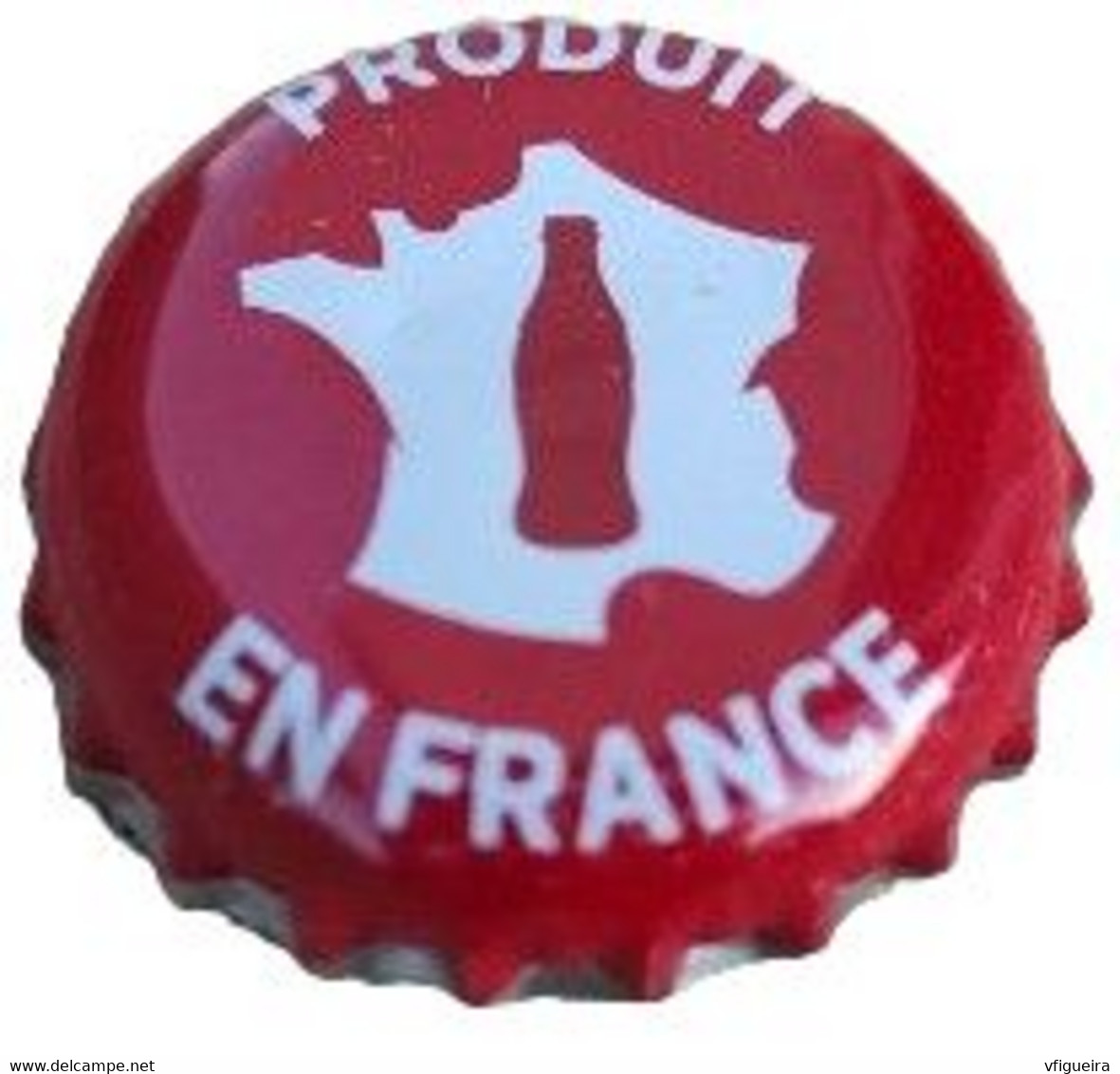 France Capsule Crown Cap Coca Cola Rouge Produit En France SU - Soda