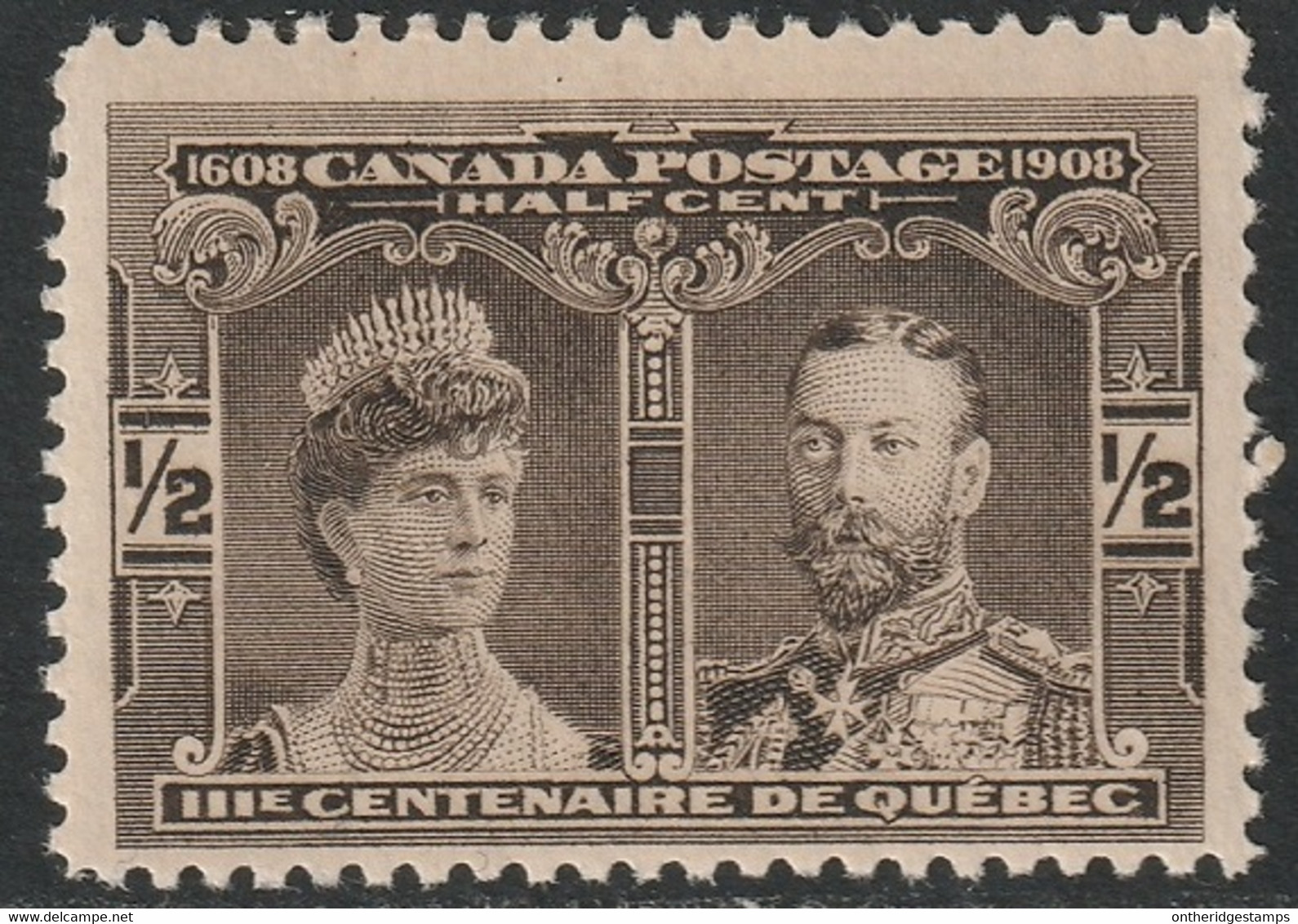 Canada 1908 Sc 96 Mi 84 Yt 85 SG 188 MLH* - Nuevos