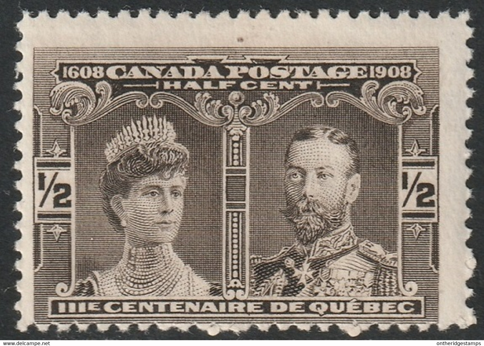 Canada 1908 Sc 96 Mi 84 Yt 85 SG 188 MLH* - Unused Stamps