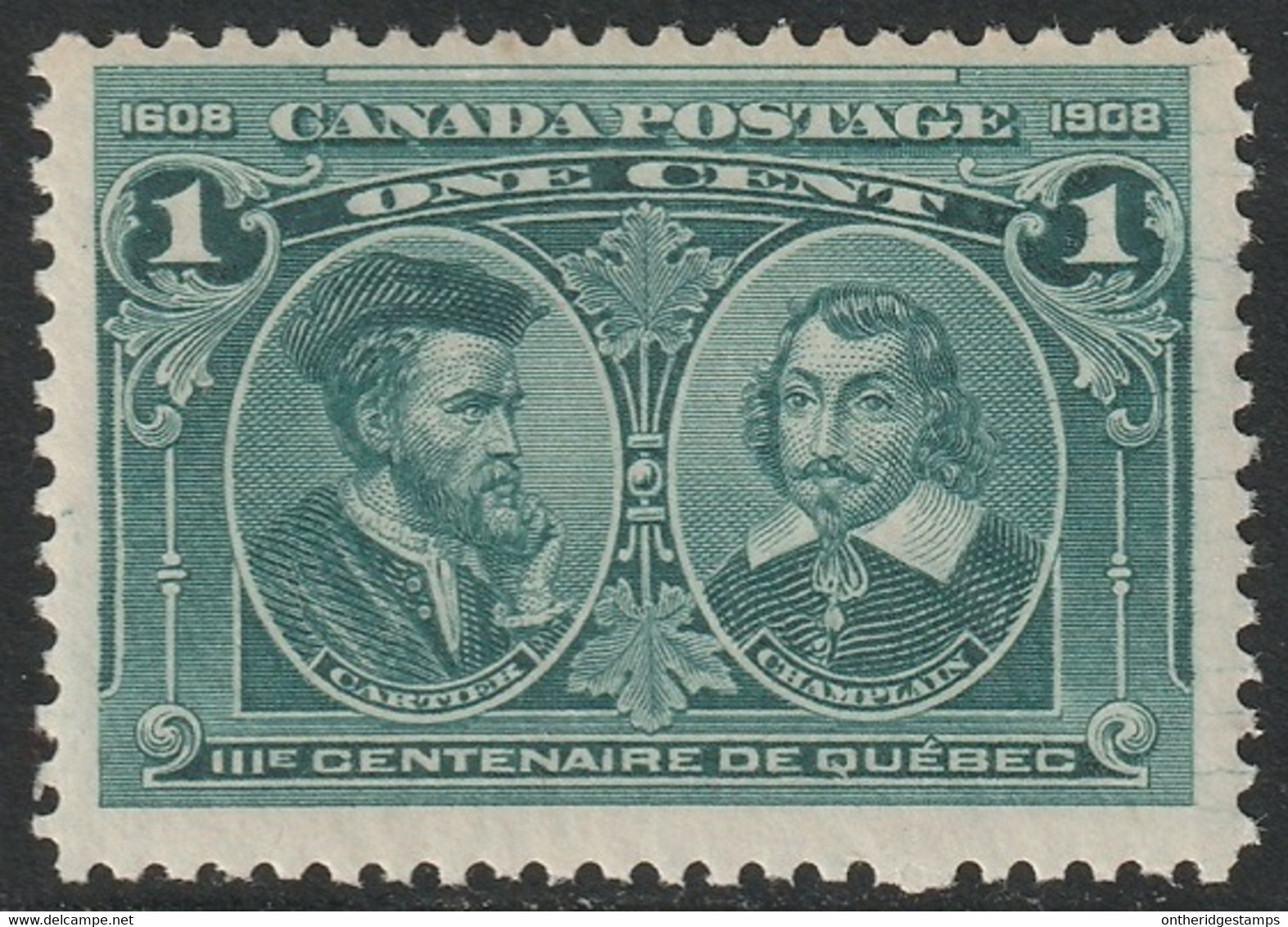 Canada 1908 Sc 97i Mi 85 Yt 86 SG 189 MNH** Hairlines On Right - Nuevos