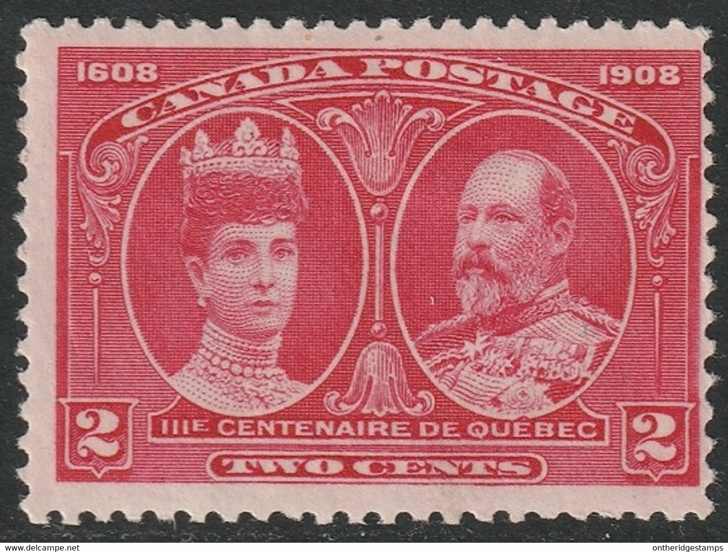 Canada 1908 Sc 98 Mi 86 Yt 87 SG 190 MH* - Nuevos