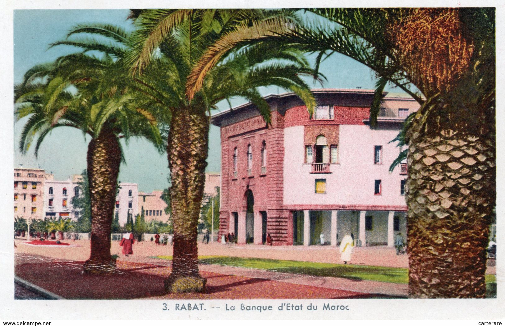 AFRIQUE,AFRICA,MAROC,MOROCCO,RABAT,BANQUE,1946,RARE - Rabat