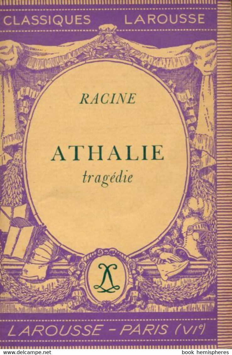 Athalie De Racine (1933) - Autres & Non Classés