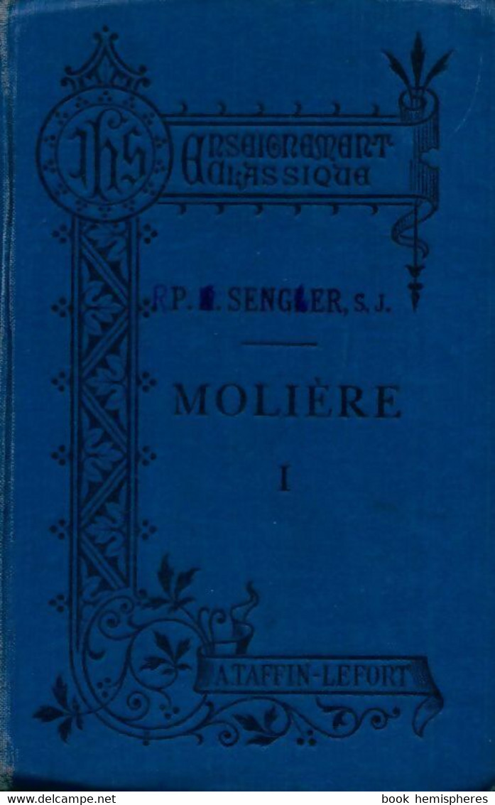 Théâtre Choisi Tome I De Molière (1890) - Autres & Non Classés