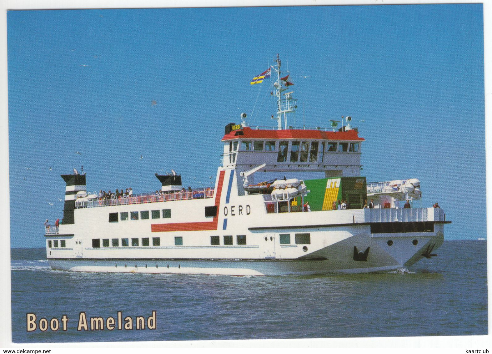 Boot  Ameland - Veerboot / Ferry 'OERD' - (Wadden, Nederland / Holland) - AMD 21 - Ameland