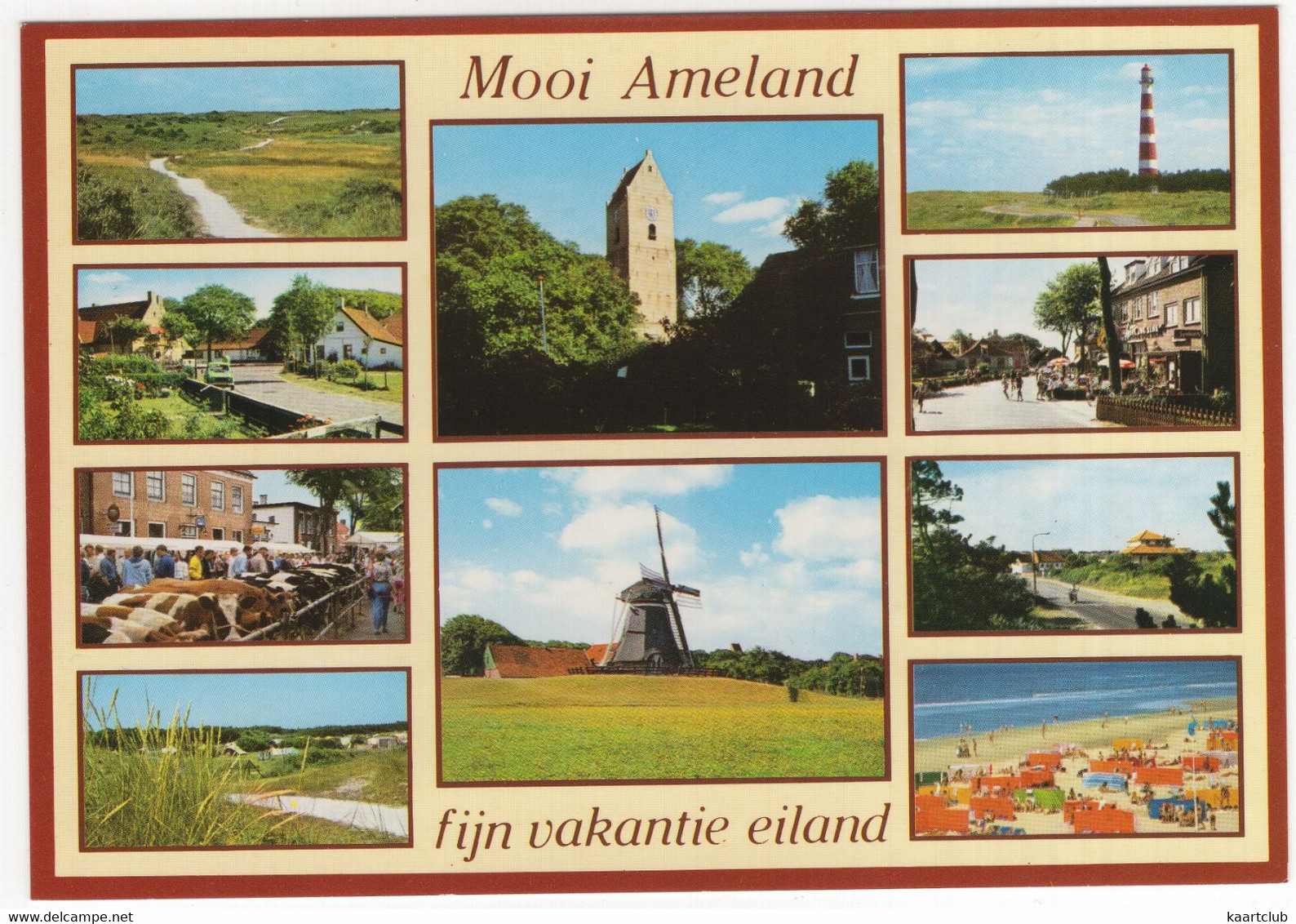 Mooi Ameland, Fijn Vakantie Eiland - (Wadden, Nederland / Holland) - Nr. AMD 106 - Ameland