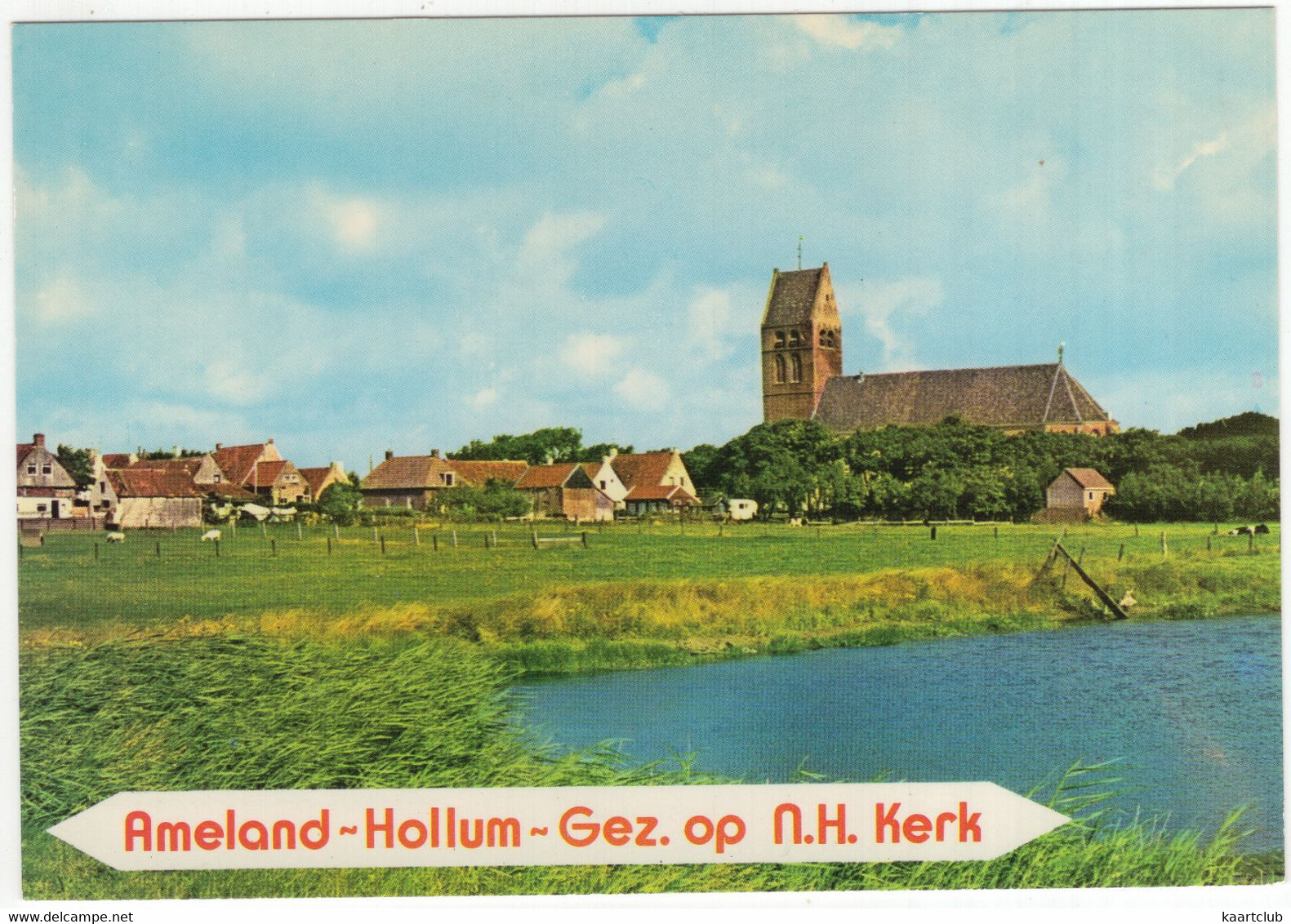 Ameland - Hollum: Gez. Op N.H. Kerk  - (Wadden, Nederland / Holland) - No. L 2819 - Ameland