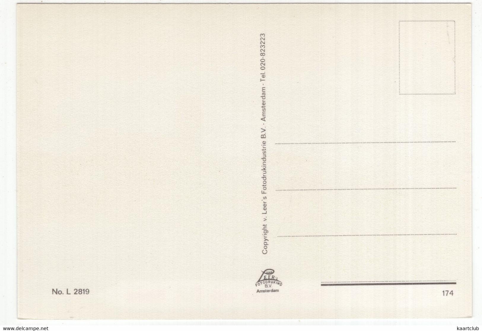 Ameland - Hollum: Gez. Op N.H. Kerk  - (Wadden, Nederland / Holland) - No. L 2819 - Ameland