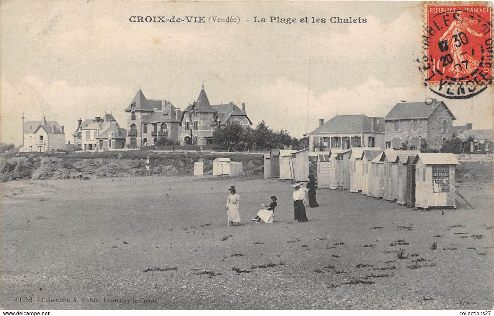 85-SAINT-GILLES-CROIX-DE-VIE-LOT DE 15 CARTES