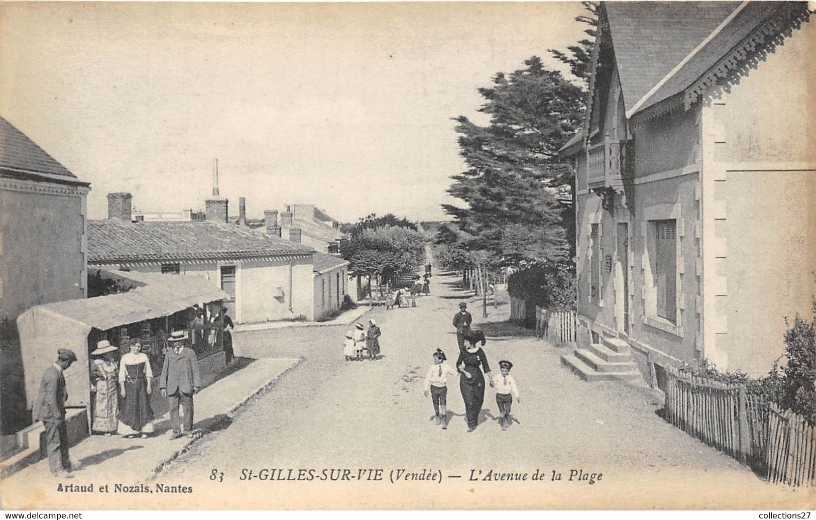 85-SAINT-GILLES-CROIX-DE-VIE-LOT DE 15 CARTES