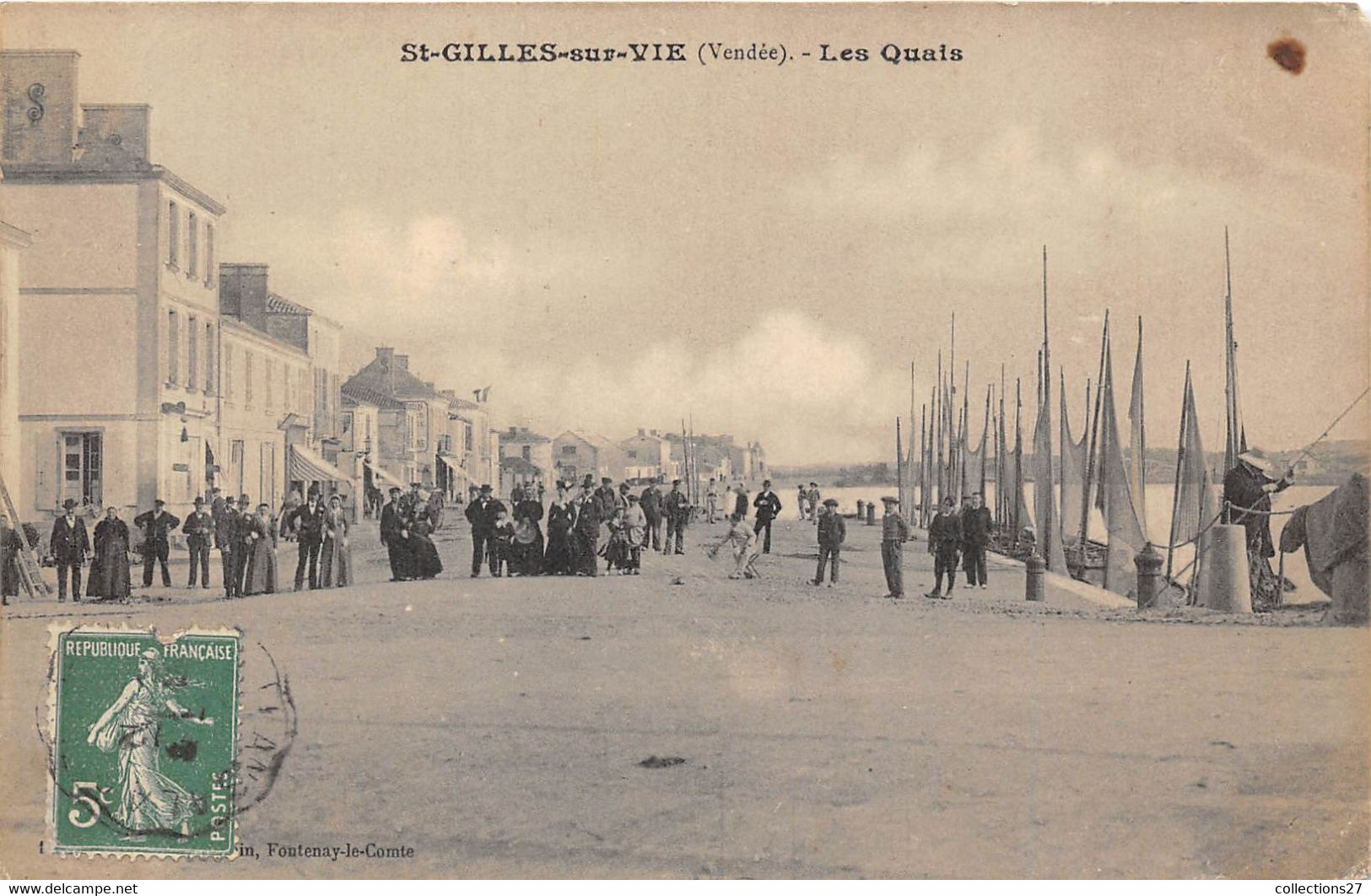 85-SAINT-GILLES-CROIX-DE-VIE-LOT DE 15 CARTES