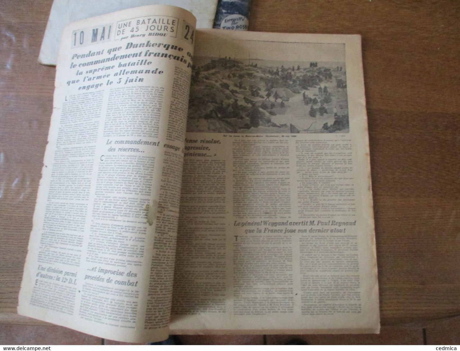 7 JOURS GRAND HEBDOMADAIRE DE L'ACTUALITE DU 27 OCTOBRE 1940 N°4 PARIS OCTOBRE 1940 VU PAR UN REPORTER AMERICAIN - Otros & Sin Clasificación