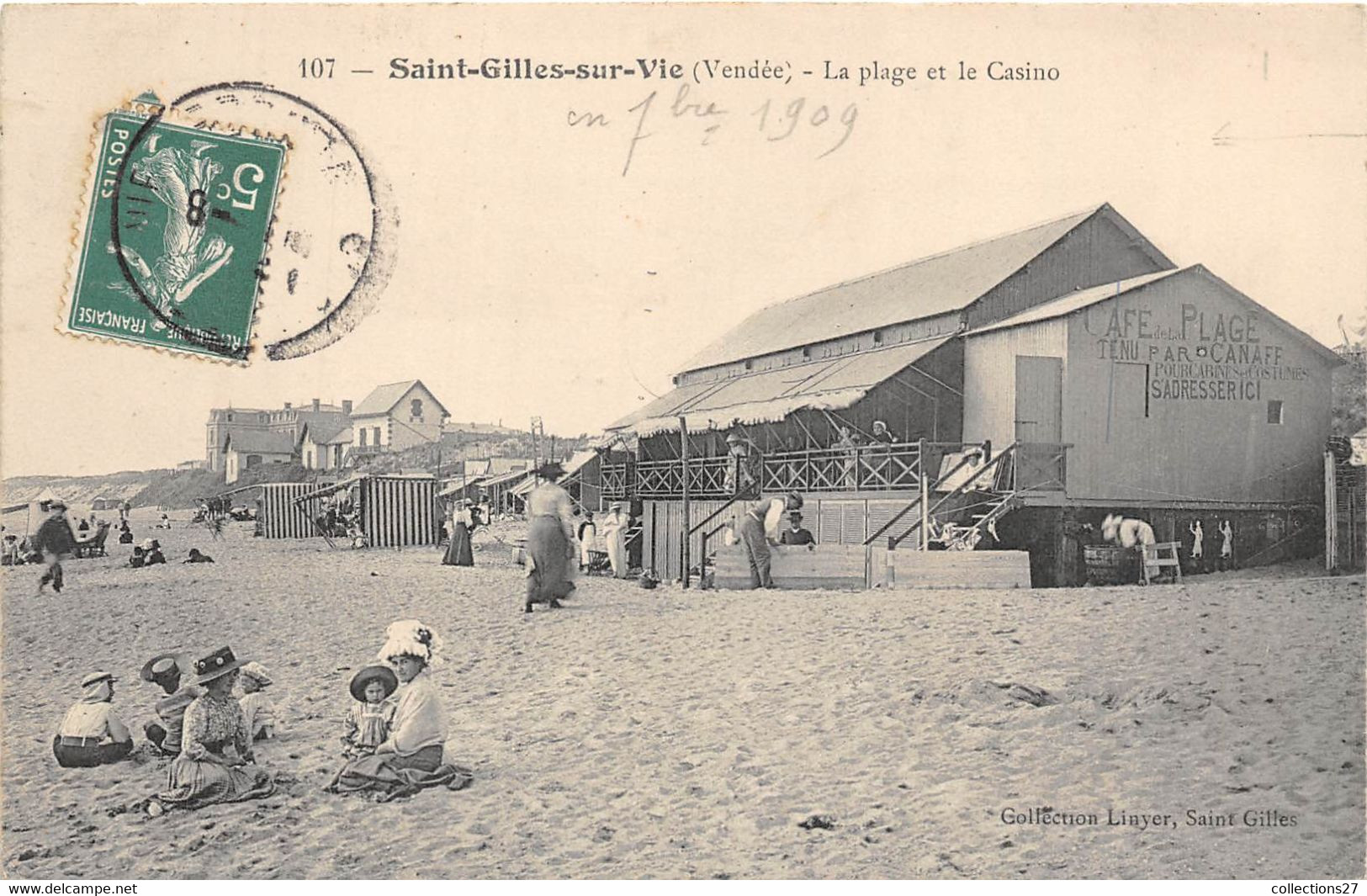 85-SAINT-GILLES-CROIX-DE-VIE-LOT DE 15 CARTES