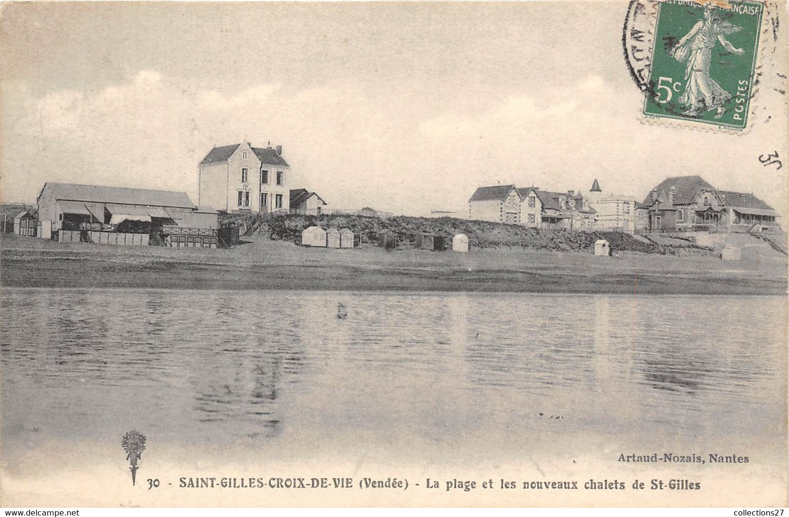 85-SAINT-GILLES-CROIX-DE-VIE-LOT DE 15 CARTES