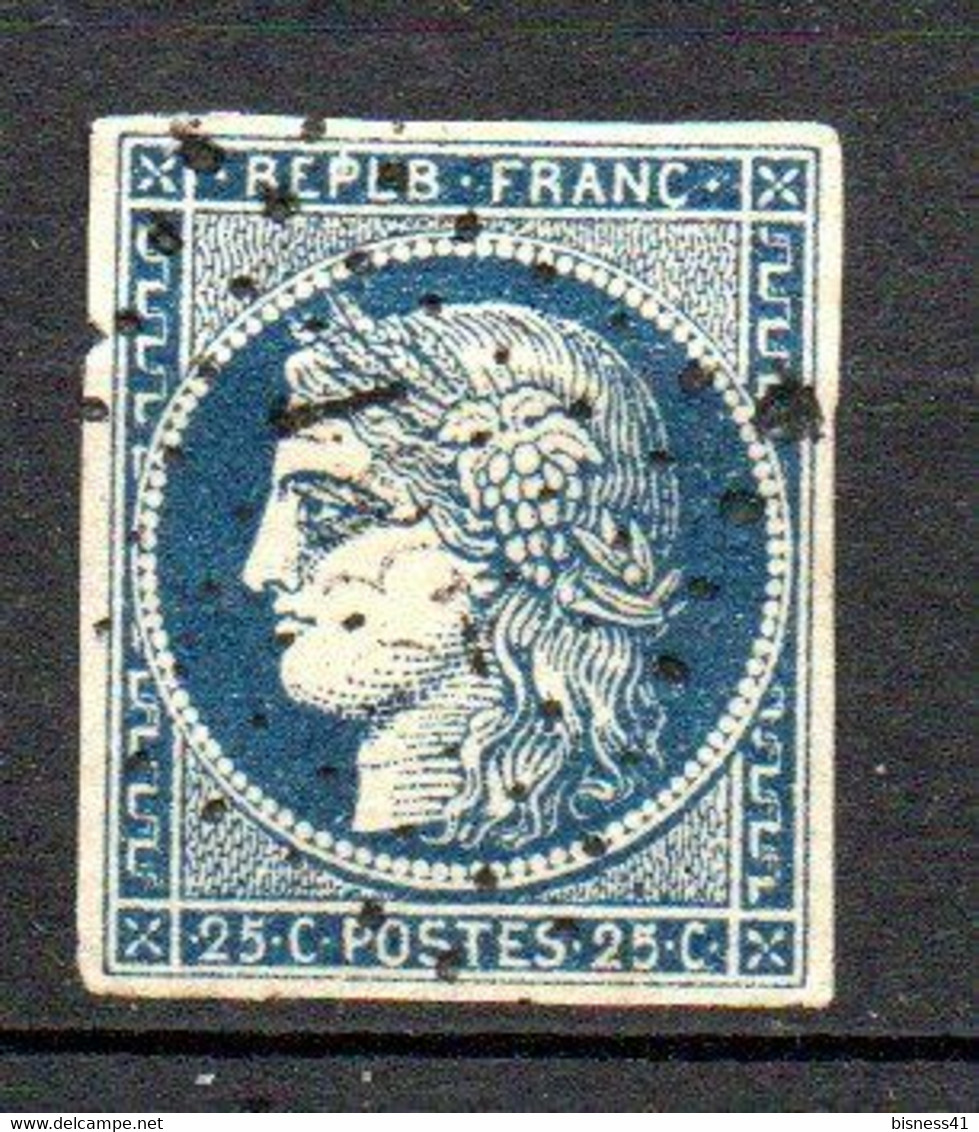 Col27 France Cérès  N° 4a Oblitéré Cote 75,00 € - 1849-1850 Ceres