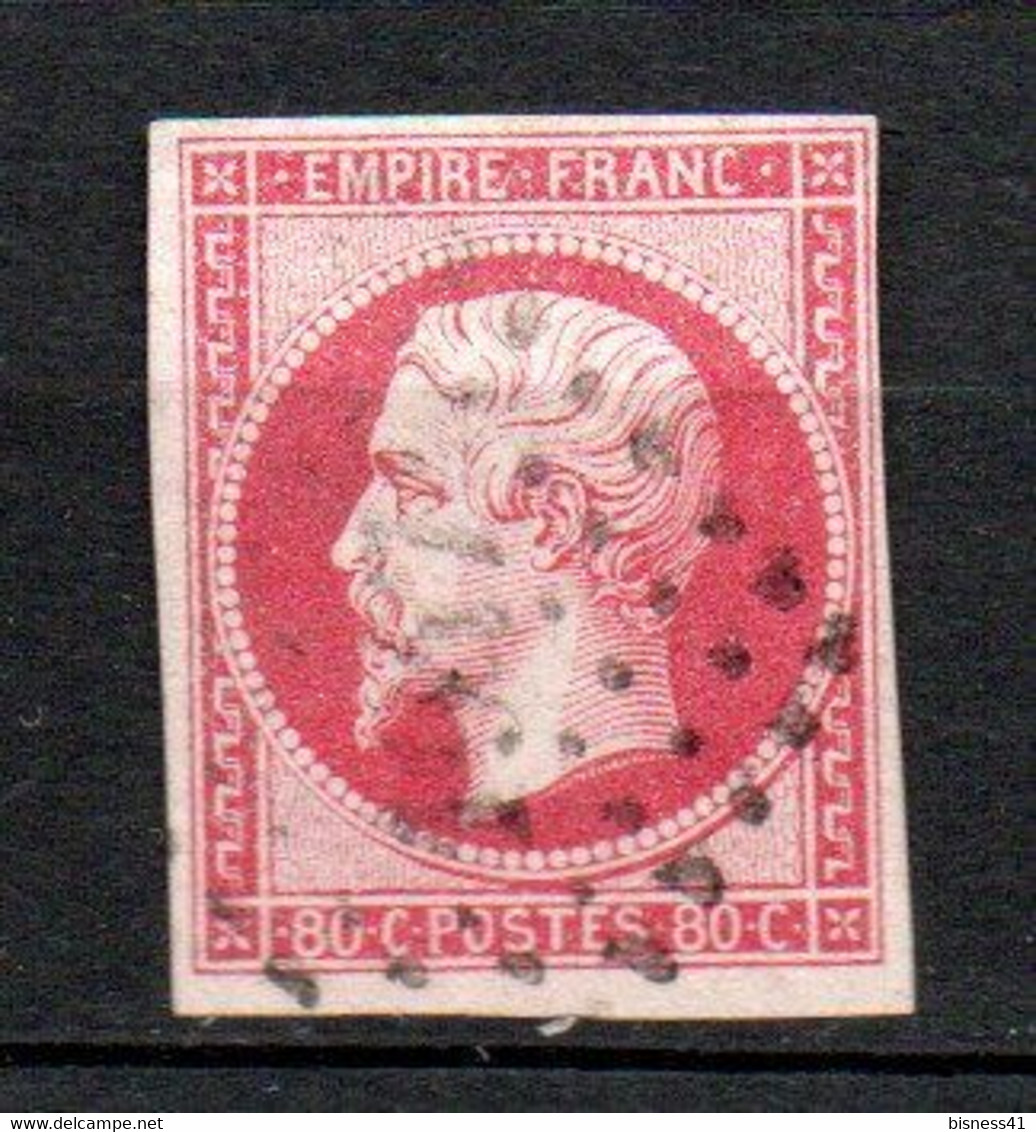 Col27 France Napoléon N° 17B Oblitéré Cote 60,00 € - 1853-1860 Napoleon III