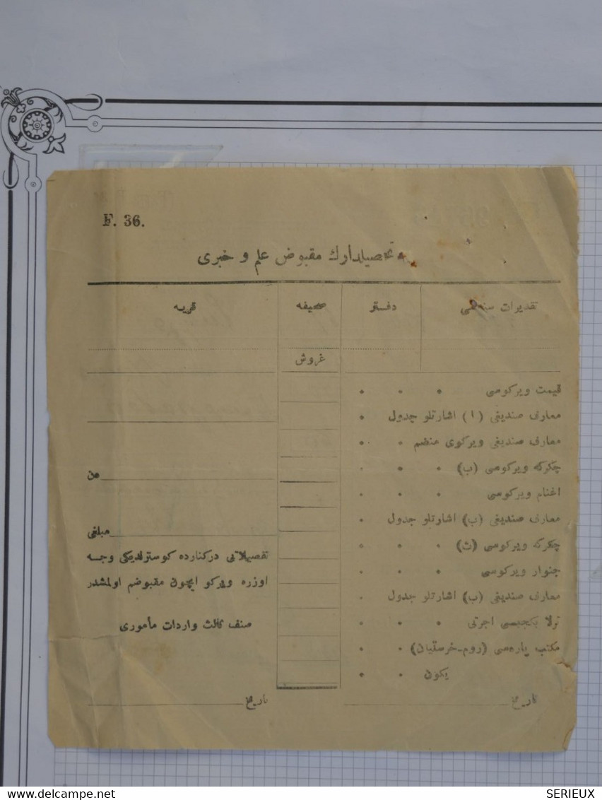 &  CHYPRE  CYPRUS GOUVERNEMENT  OFFICIEL 1925 +LARNACA++ A VOIR +1 FEUILLE ++++ - Chypre (...-1960)