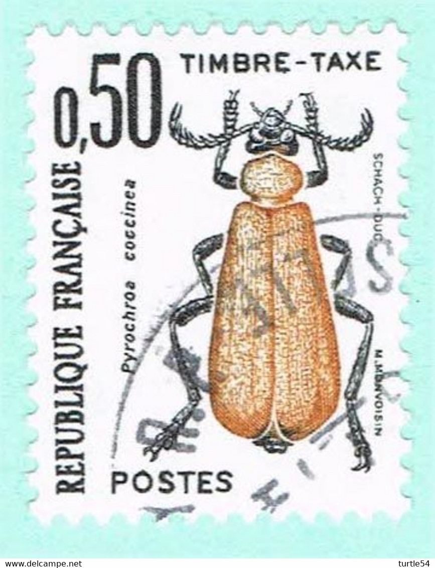 France Timbres-Taxe, N° 105 Obl. - Série Insectes, Coléoptère - 1960-.... Oblitérés