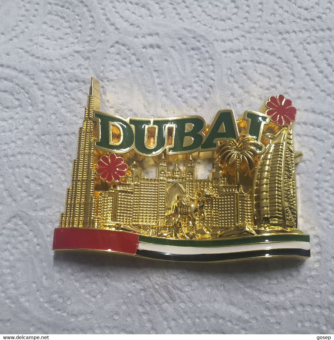 United Arab-emiratas-DABAI-Tourist Sites In Dubai With A Magnetic Landscape With Strong Metal And Gold Plating-(1)-new P - Other & Unclassified