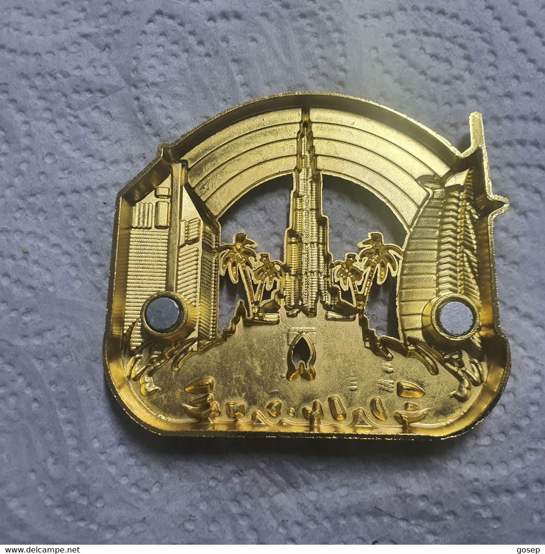 United Arab-emiratas-DABAI-Tourist Sites In Dubai With A Magnetic Landscape With Strong Metal And Gold Plating-(2)-new P - Sonstige & Ohne Zuordnung