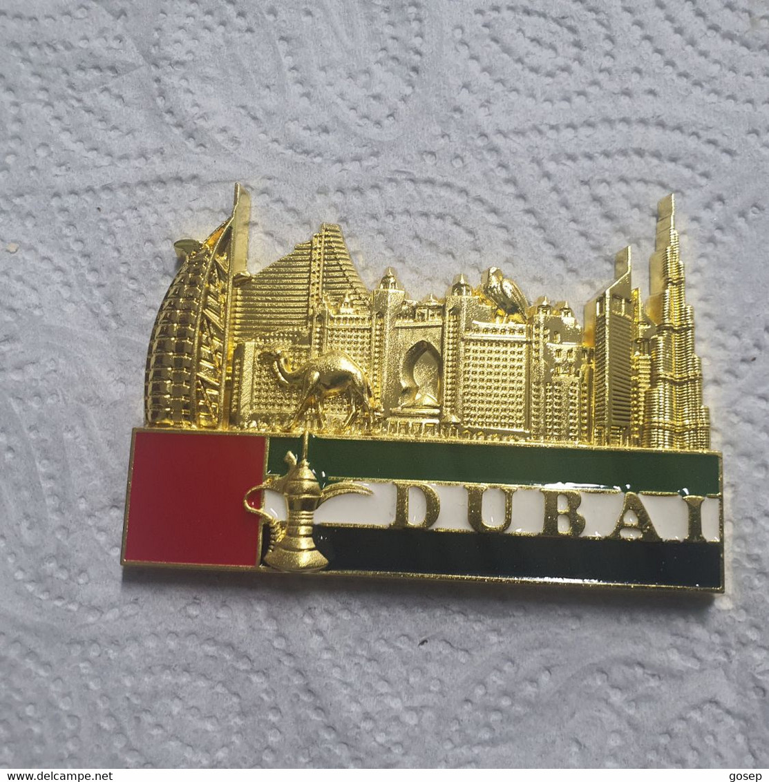 United Arab-emiratas-DABAI-Tourist Sites In Dubai With A Magnetic Landscape With Strong Metal And Gold Plating-(3)-new P - Sonstige & Ohne Zuordnung