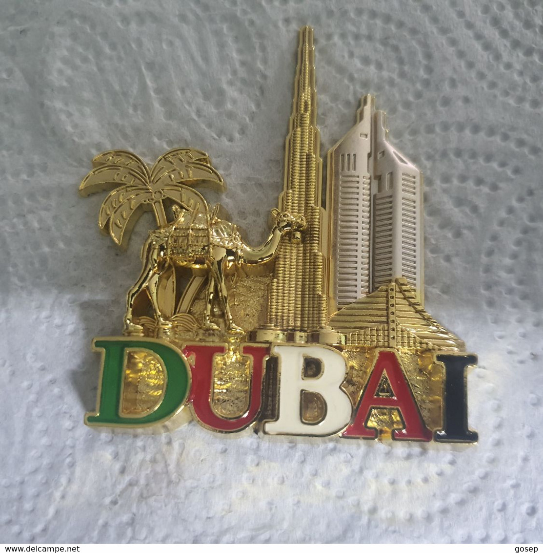 United Arab-emiratas-DABAI-Tourist Sites In Dubai With A Magnetic Landscape With Strong Metal And Gold Plating-(5)-new P - Andere & Zonder Classificatie