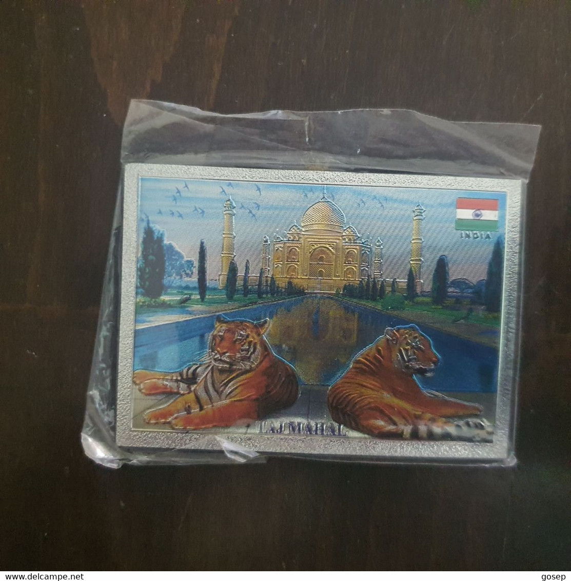 INDIA-TAJMAHAL-maganat-(2tiger)-(1)-new Plastic - Animaux & Faune