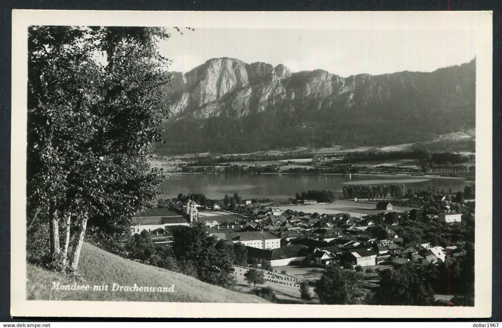 Mondsee Mit Drachenwand  - 2 Scans For Condition. (Originalscan !!) - Mondsee