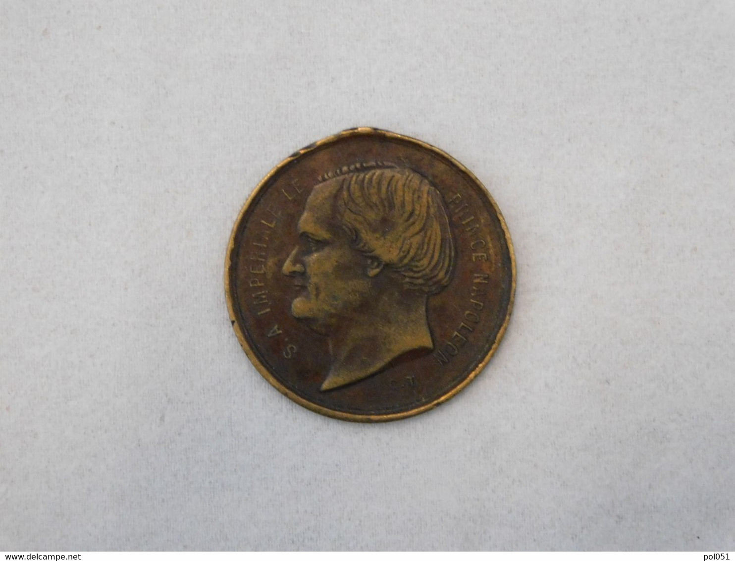 Medaille S.A. Imperiale La Princesse Clotilde Prince Napoleon - Professionnels / De Société