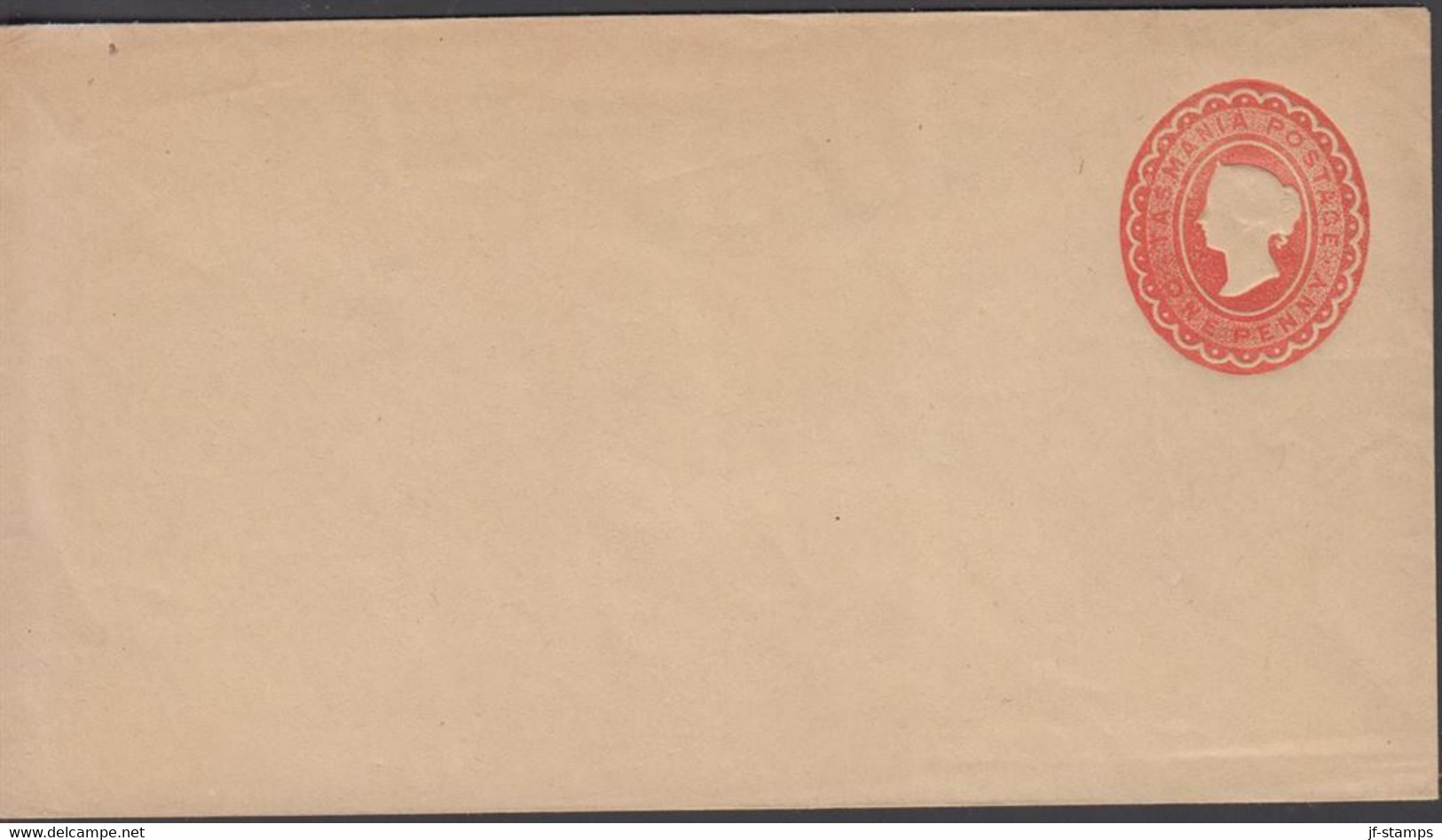 1878. Tasmania. TASMANIA. Victoria. Envelope  ONE PENNY. - JF429856 - Brieven En Documenten