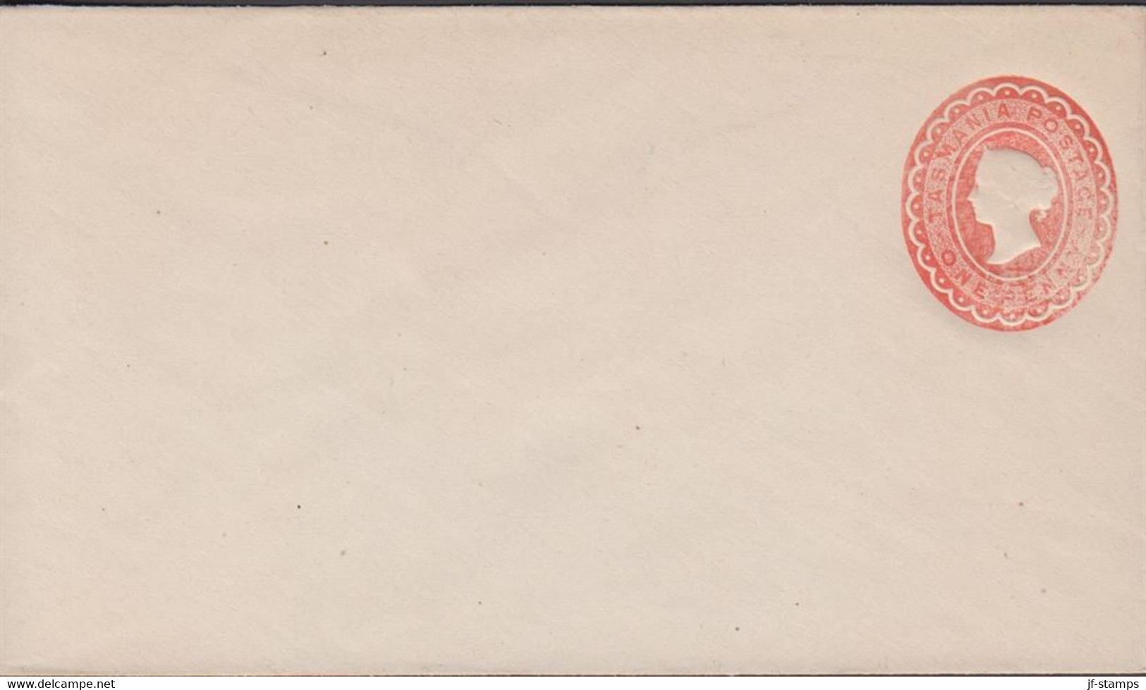 1878. Tasmania. TASMANIA. Victoria. Envelope  ONE PENNY. - JF429857 - Cartas & Documentos