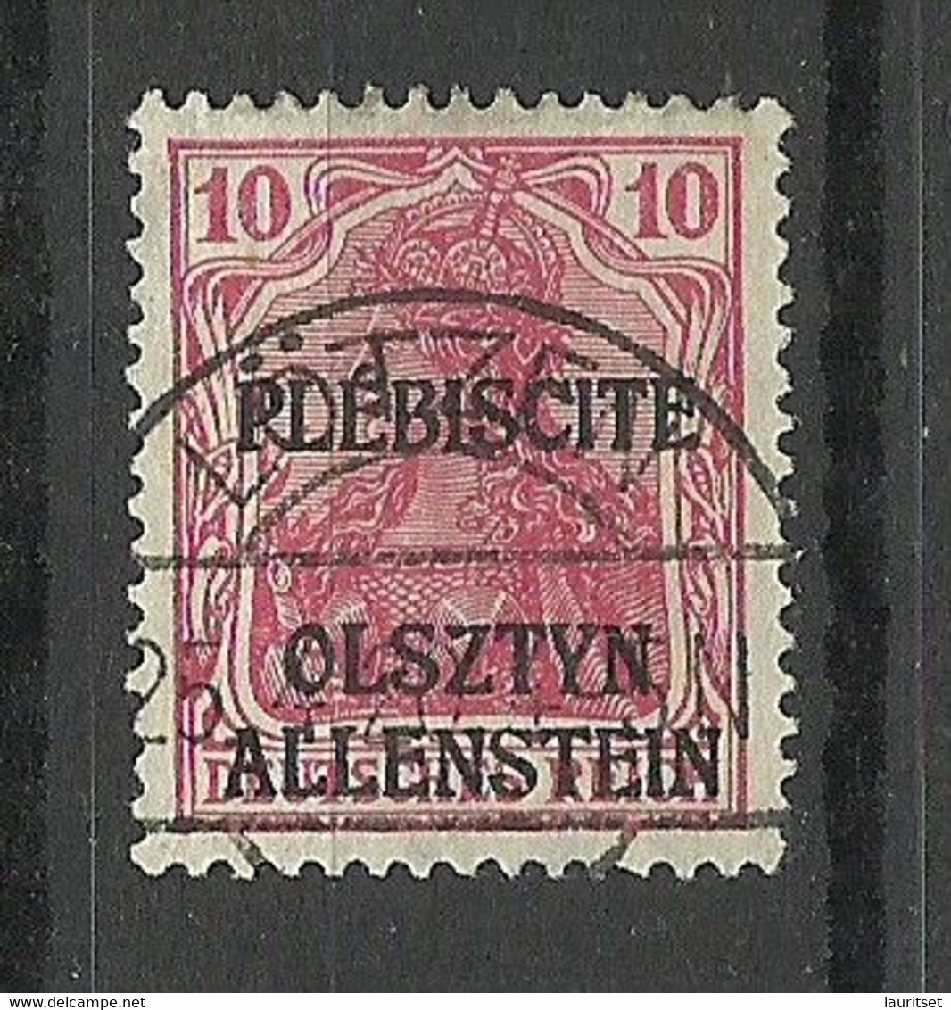 Deutschland Allenstein 1920 Michel 2 O - Allenstein