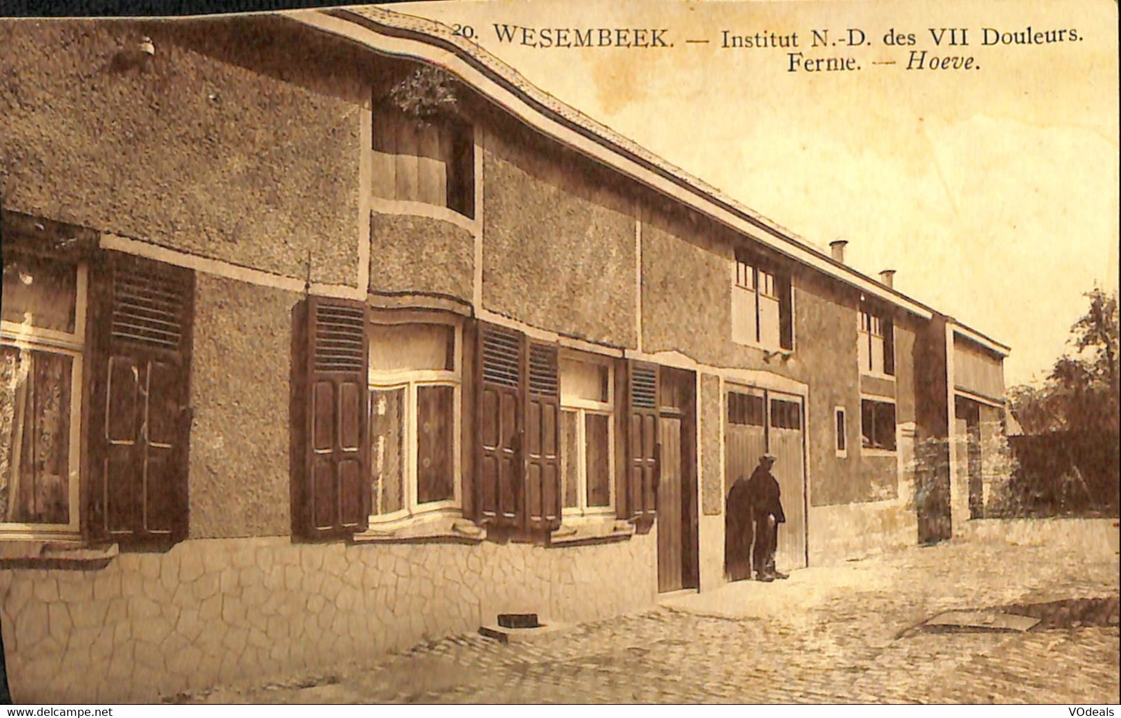 038 745 - CPA - Belgique - Wezembeek - Institut N. D. Des VII Douleurs - Ferme - Wezembeek-Oppem