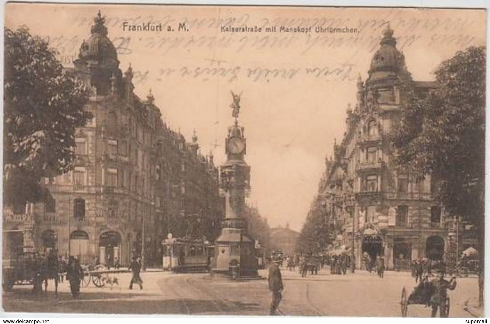 REF19.703 ALLEMAGNE FRANCFORT -FRANKFURT KAISERSTRASSE MIT MANSKOPF UHRLÜMCHEN - Aalen