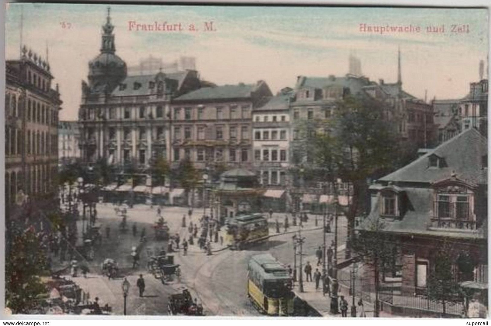 REF19.704 ALLEMAGNE FRANCFORT -FRANKFURT HAUPTWACHE UND ZEIL - Aalen