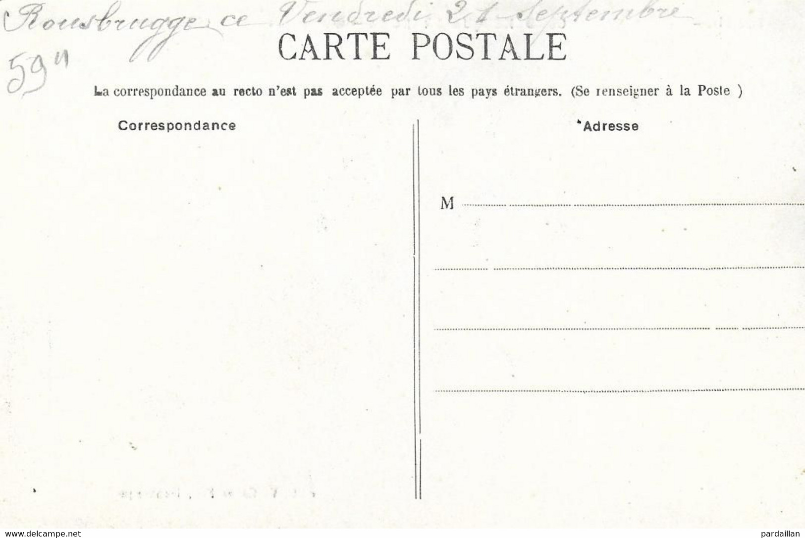 59.  COUDEKERQUE BRANCHE.  L'ECOLE DES GARçONS.  GROS PLAN.  GROSSE ANIMATION. PUBS. GUERIN-BOUTRON, VICHY, - Coudekerque Branche