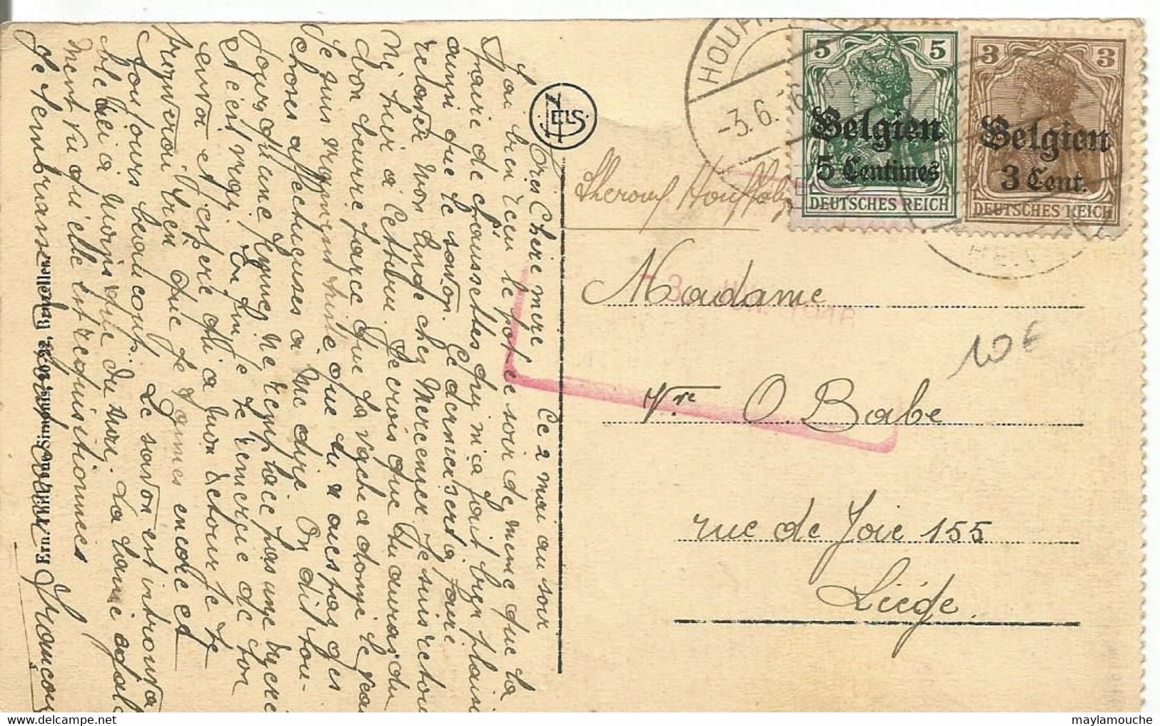 Houffalize ( Occupation Allemande - Houffalize