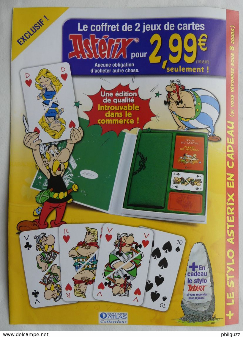 DEPLIANT COLLECTION ATLAS LES JEUX D' ASTERIX 2006 (3) - Objets Publicitaires