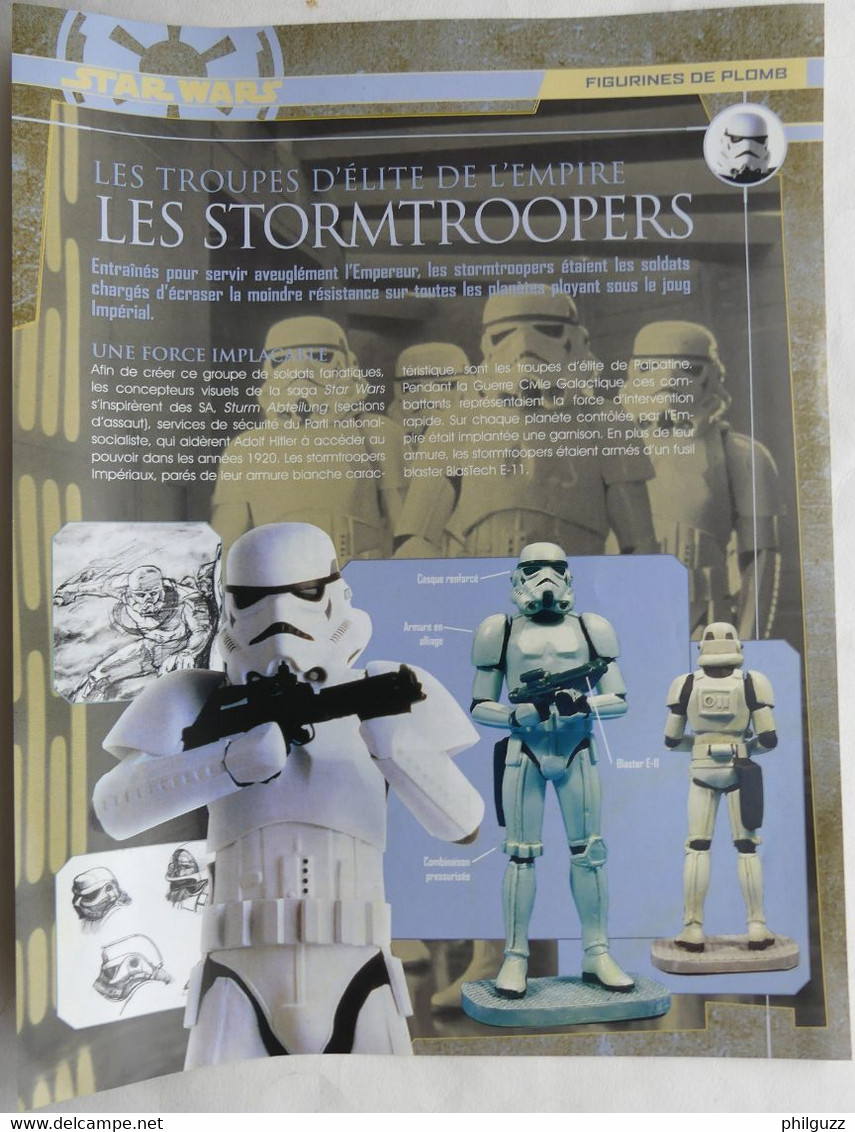 FLYERS COLLECTION ATLAS FIGURINES STAR WARS LES STROMTROOPERS 2005 - Episodio I