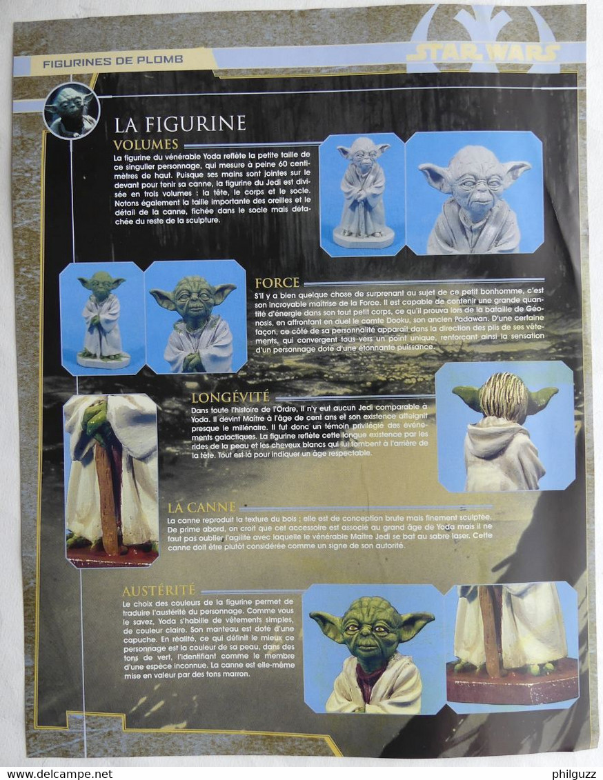 FLYERS COLLECTION ATLAS FIGURINES STAR WARS YODA 2005 - Episodio I