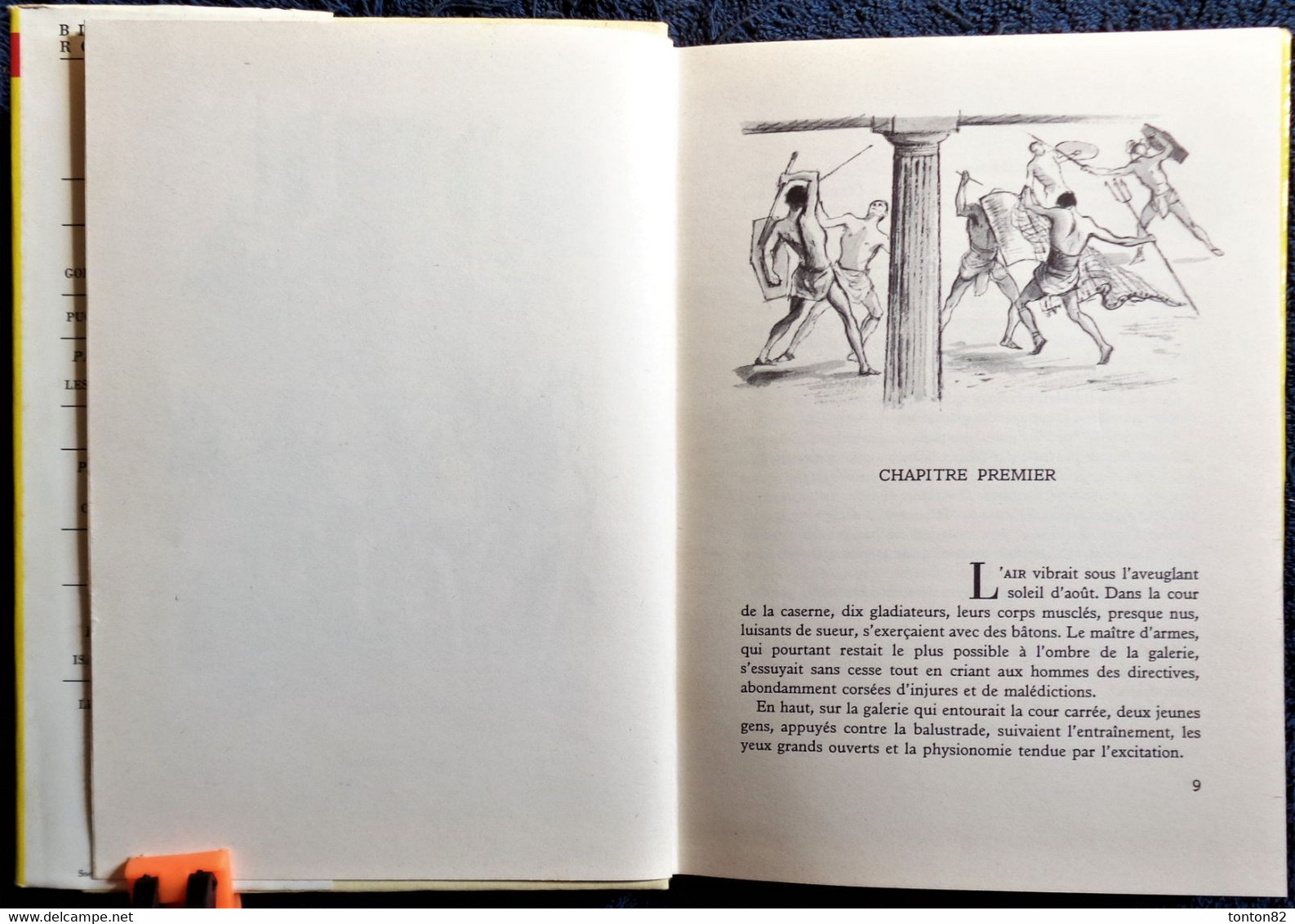 Robert Fisker - Le Rescapé De Pompéi - Bibliothèque Rouge Et Or N° 659 - ( 1965 ) . - Bibliothèque Rouge Et Or