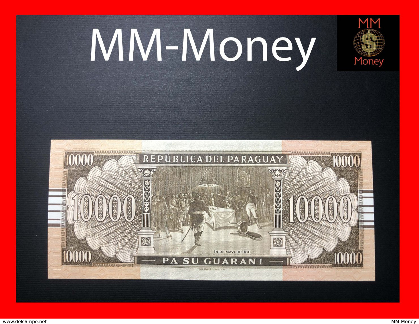 PARAGUAY 10.000 10000 Guaranies 2008  "serie E"  P. 224    UNC - Paraguay