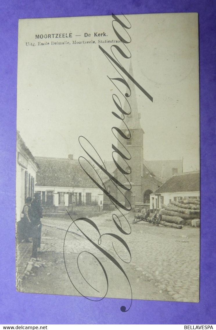 Moortsele Oosterzele. De Kerk Uitg. E. Delmulle 1925 - Oosterzele