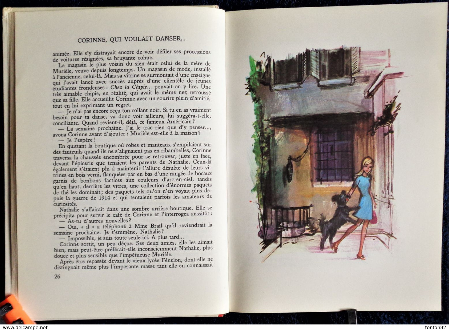 Saint-Marcoux - Corinne Qui Voulait Aller Danser - Bibliothèque Rouge Et Or  Souveraine N° 2.742 - ( 1970 ) . - Bibliotheque Rouge Et Or