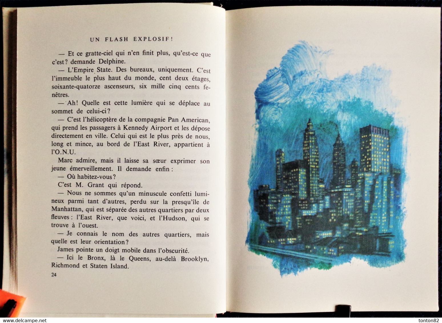 Annick De Villiers & Yvette Cayré - Un Flash Explosif ! - Bibliothèque Rouge Et Or Souveraine N° 2.744 - ( 1970 ) . - Bibliothèque Rouge Et Or
