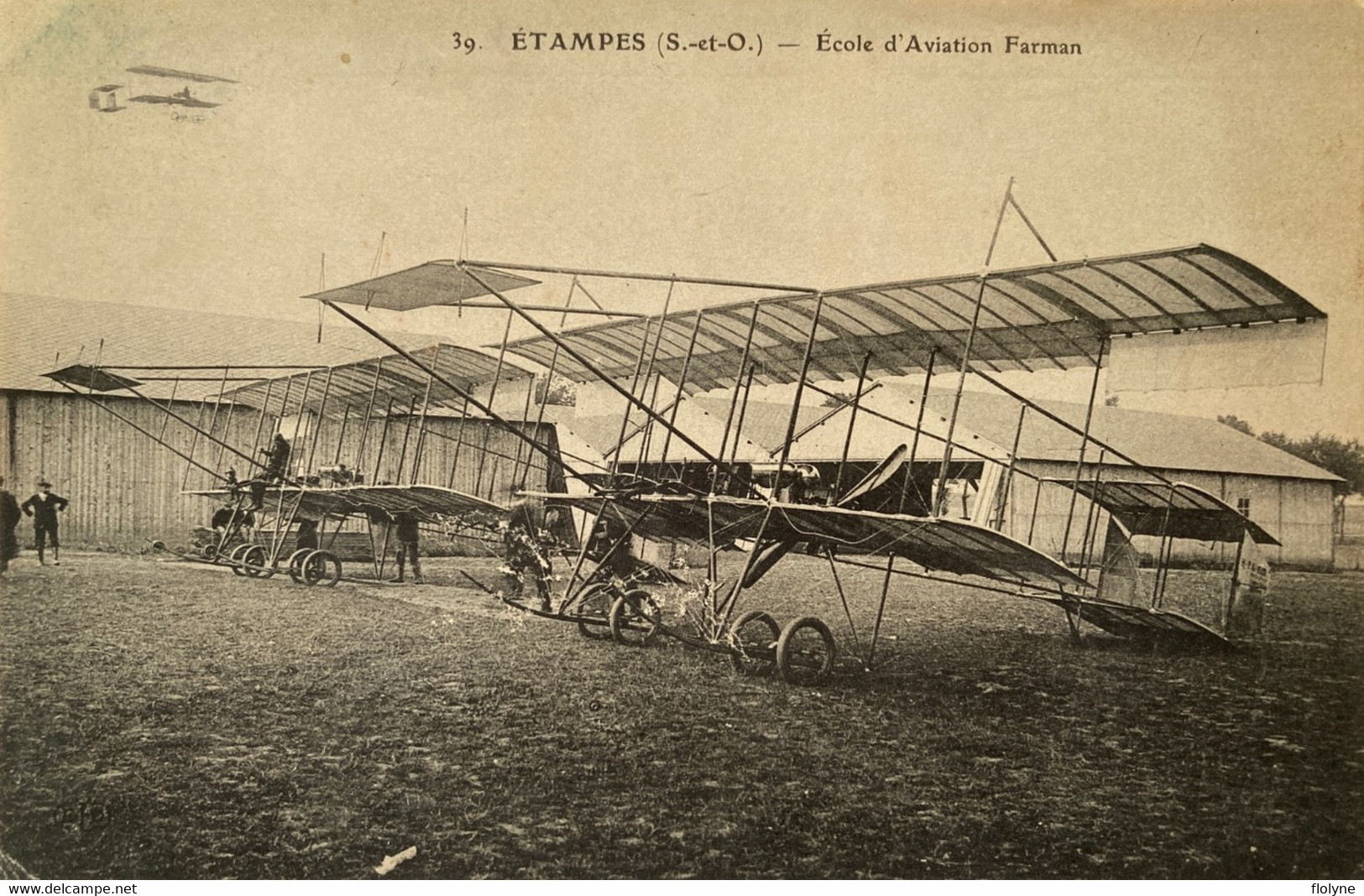 Étampes - Aviation -école D’aviation Farman - Avion Biplan - Etampes