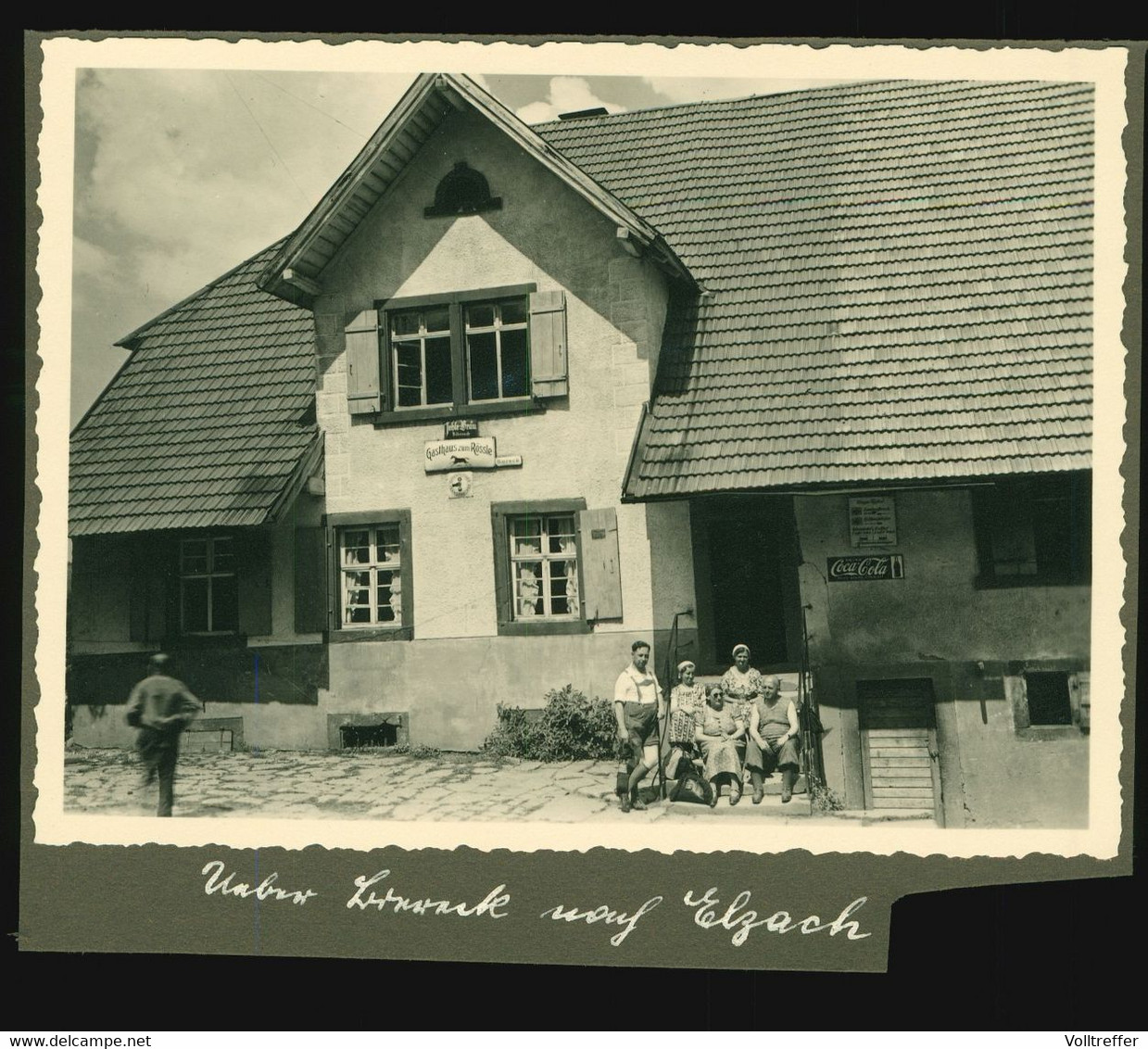 Orig. Foto 1938 Kinzigtal Gasthof Biereck Gasthaus Zum Rössle Jehle Bräu Biberach - Haslach