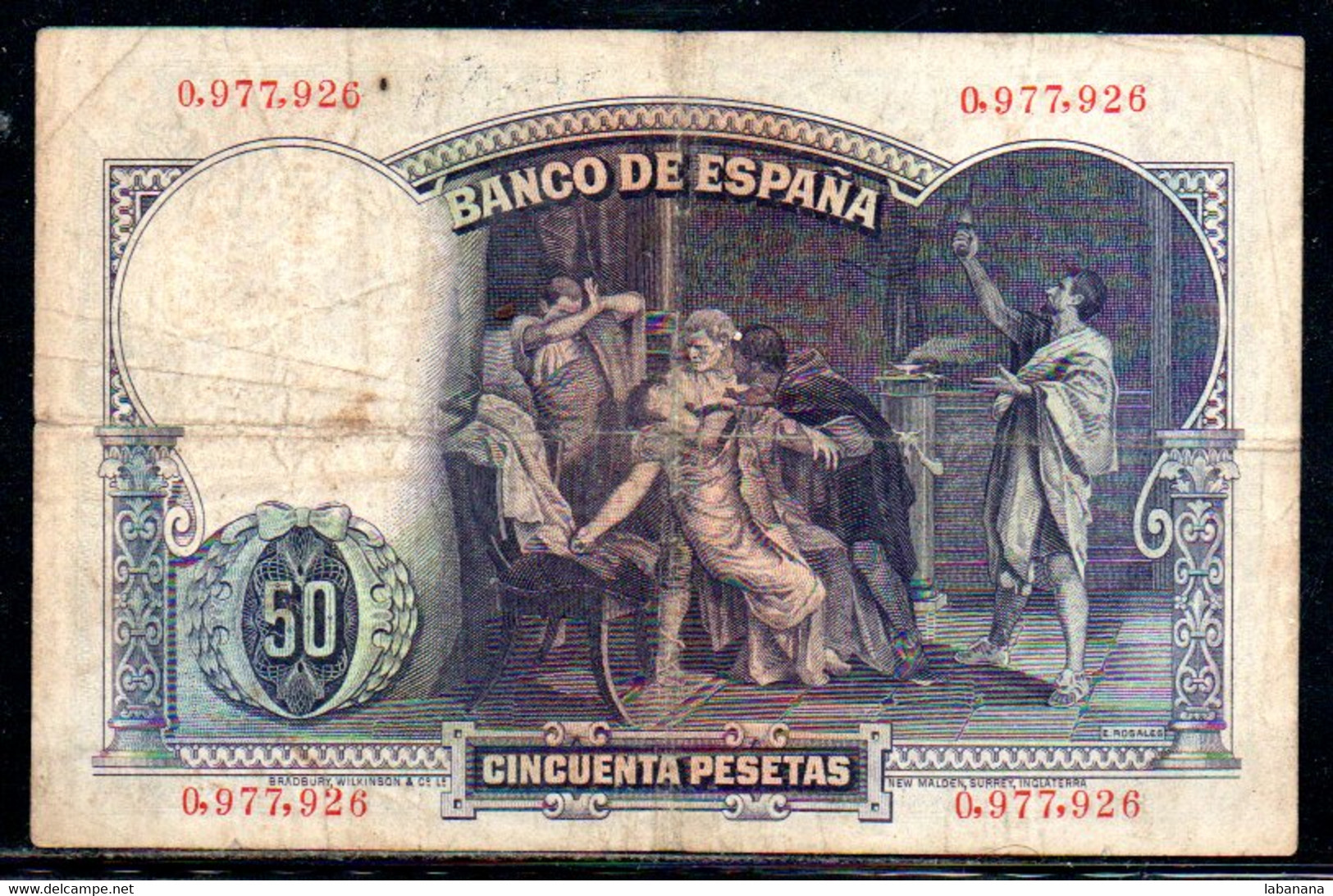 659-Espagne 50 Pesetas 1931-0977 - 50 Pesetas