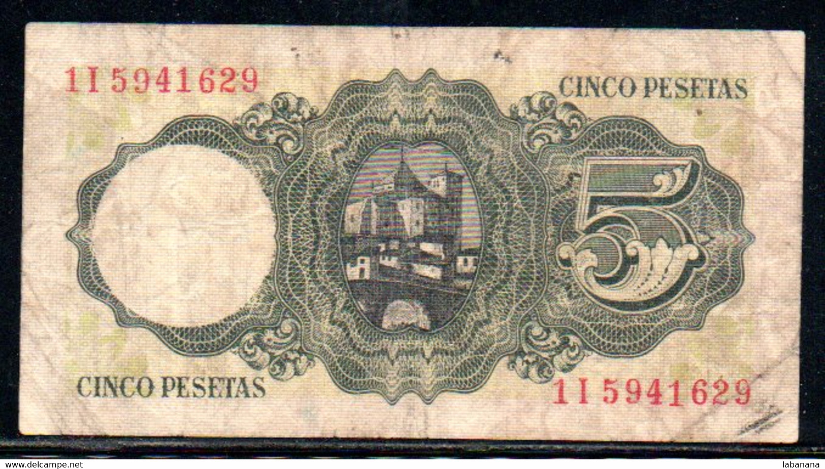 659-Espagne 5 Pesetas 1951 1I594 - 5 Pesetas